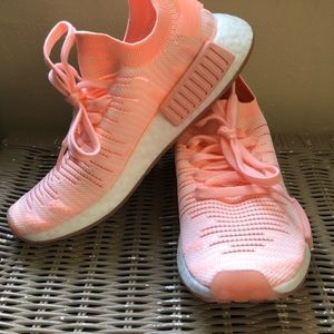 Bright pink women’s NMD’s size 7!